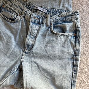 Zara Faded Blue Denim Jeans